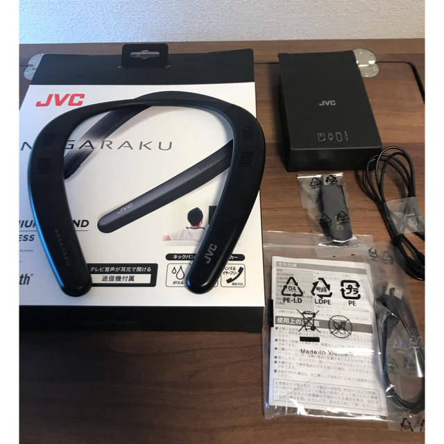 JVCケンウッド Victor・JVC SP-A7WT-B ネックスピーカー JVC SP-A7WT-B