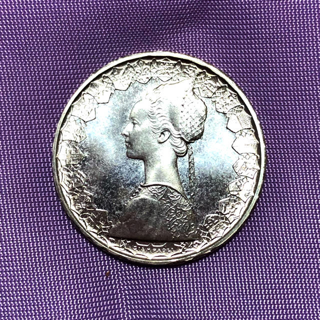 イタリア 500リラ 旧銀貨 船のデザイン1958年 イタリア 500リラ 旧銀貨 船