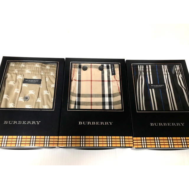 BURBERRY - 新品バーバリー 正規品 BURBERRY トランクス3点セット