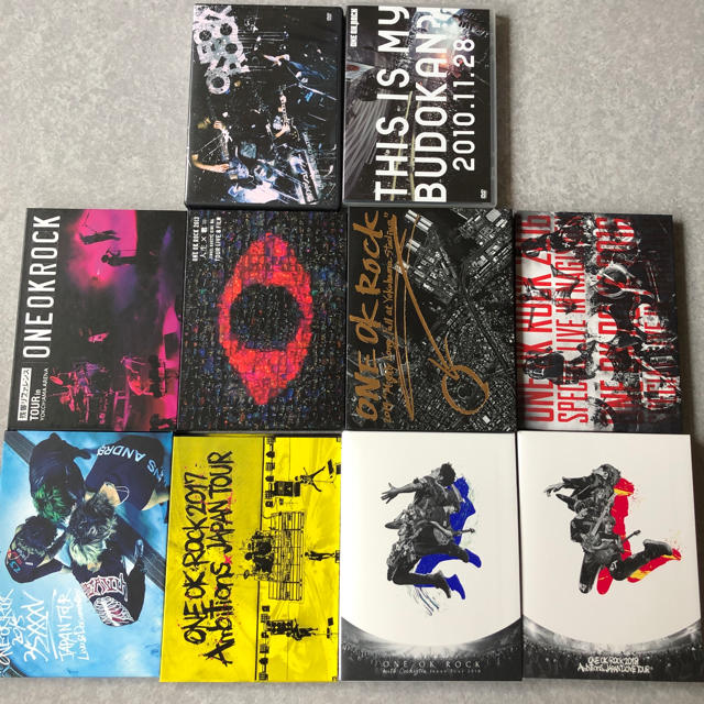 ワンオク ライブDVDセット ONE OK ROCK 最新ライブ ブルーレイ＆DVD