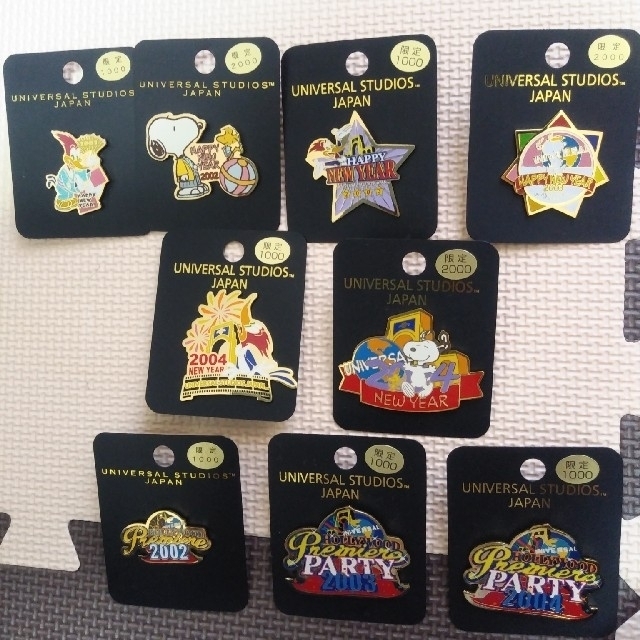 usjピンバッジ 未開封】USJ 開業1周年 記念ピンバッジ他 - メルカリ