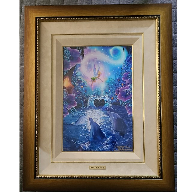 ラッセン絵画】ディズニーティンカーベル【版画】 ラッセン絵画