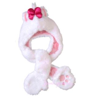 マリーちゃん マフラーキャップ ディズニー 被り物