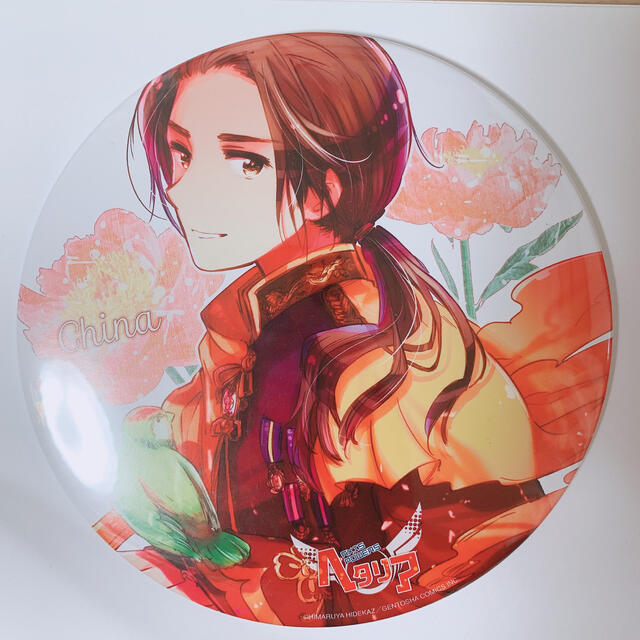 ヘタリア 中国 日本 王耀 本田菊 極東兄弟 コースター、缶バッジ