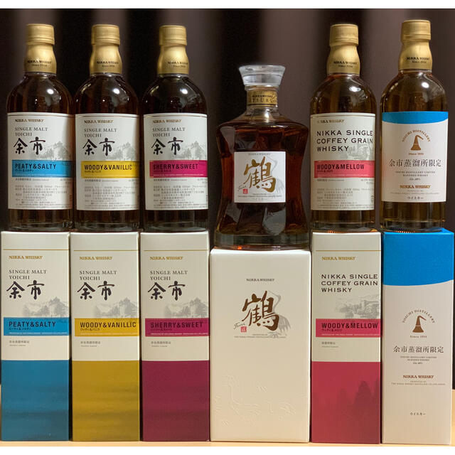 入手困難 余市蒸留所限定品】ニッカウイスキー 6本セット ニッカ