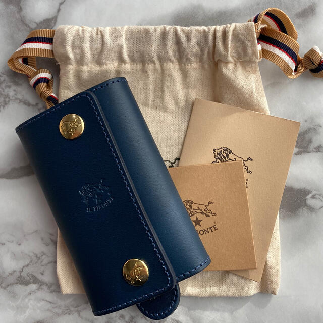 IL BISONTE - ☆新品未使用☆ イルビゾンテ 6連キーケース ネイビー