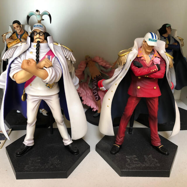 アニキャラヒーローズ ワンピース 特典 青キジ 赤犬 黄猿 クリアカラー