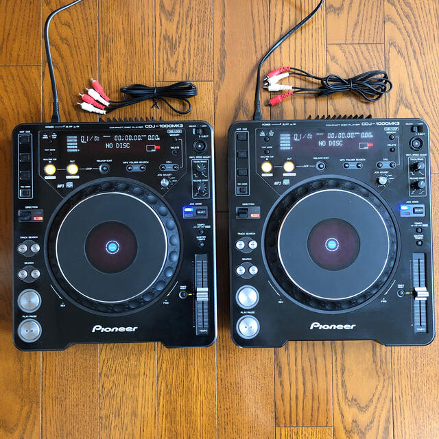 DJセット Pioneer CDJ-1000MK3 2台+ミキサー+ケース DJセット Pioneer