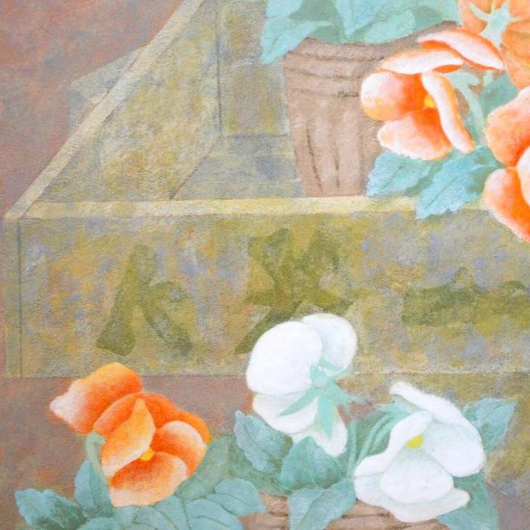 作品名 高品質 「宝石箱」 岩絵の具 日本画 額入り