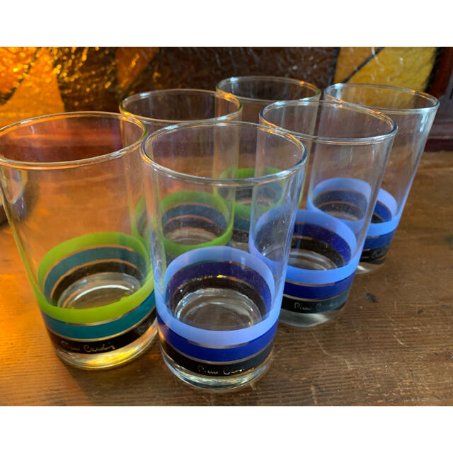 仁丹 マーブルガラス ガラスコップ ノベルティコップ グラス 昭和レトロ