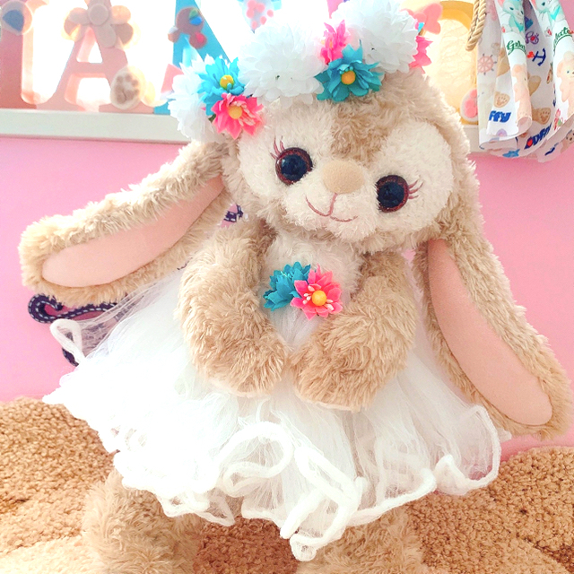 染色ステラルーSサイズリメイク ステラルー Sサイズ ぬいぐるみ 染色