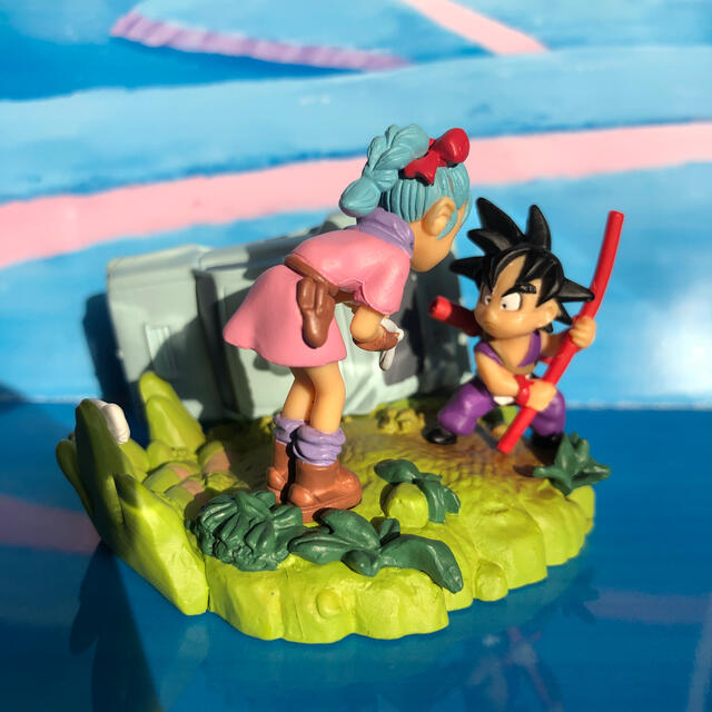 ドラゴンボール カプセルフィギュア ドラカプ 悟空と入浴中のブルマ