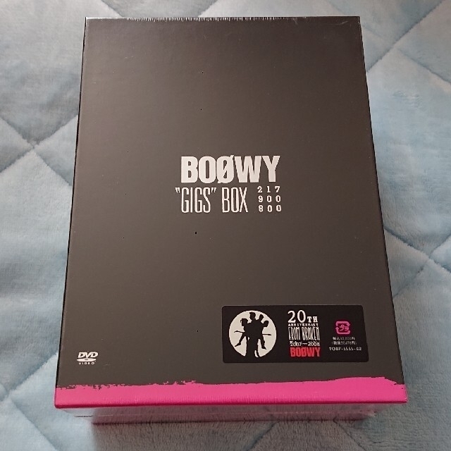BOOWY GIGS BOX DVD