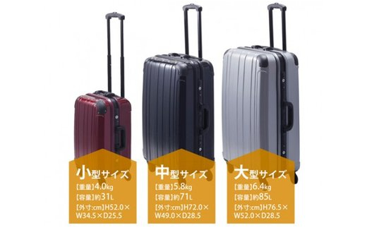 PRIMAX ハードキャリー 中型サイズブラック ／ キャリーバッグ スーツ