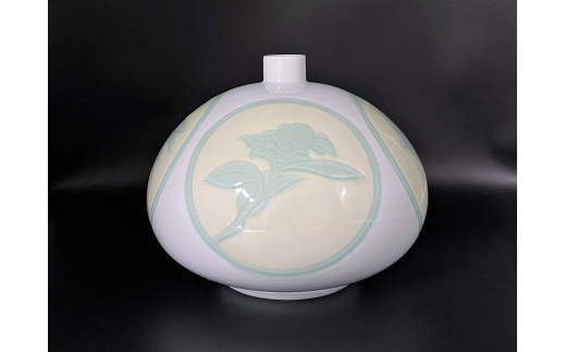 有田焼 高麗庵 清六窯 中村清見作 壺 有田焼 高麗庵 清六窯 中村清見作