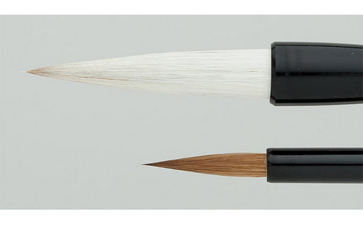 熊野筆 伝統工芸士書筆2本セット 天【書道筆 習字筆 毛筆 筆 熊野筆