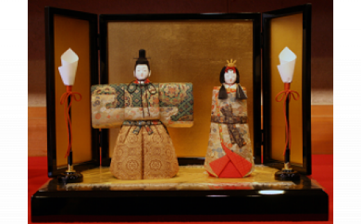 木目込立雛1［太刀屋人形］ひな人形 雛人形 No.365 - 埼玉県鴻巣市