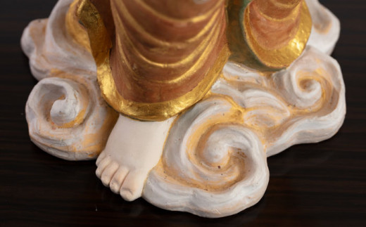 伝統工芸 博多人形 の 巨匠 が 作る「 如意宝珠観音 」 糸島 / 天平