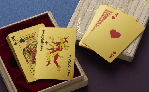 三田市 ふるさと納税 限定企画『 純金 招福 トランプ 』 純金 99.99