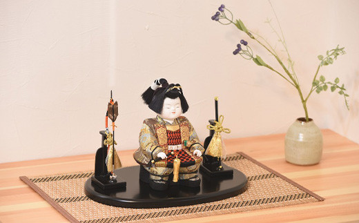 江戸木目込人形 五月人形【初陣】小判台飾り 【11100-0624】 - 埼玉県