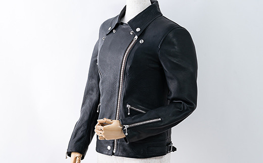 エゾシカレザーライダースジャケット 女性 選べるサイズ S M L XL