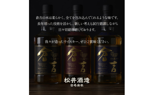 マツイピュアモルトウイスキー倉吉31年 700ml 長期熟成 お酒 洋酒