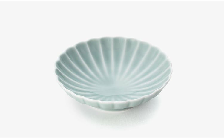 有田焼 青磁 菊割セット【深川製磁】食器 器 うつわ 和食器 青磁釉