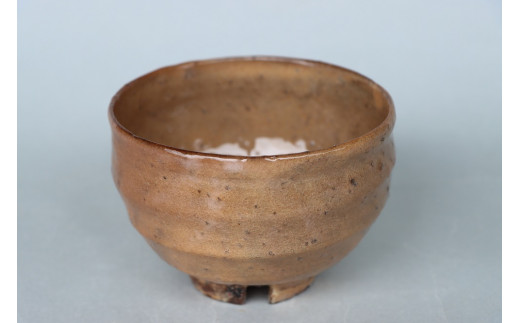 萩焼 新庄貞嗣 萩白釉台皿 長期保管品 個展カタログ付き 萩焼 新庄貞嗣