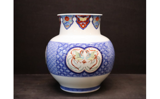 柿右衛門窯作 組飯碗 蓋なし丸 染錦柿文 A250-32 - 佐賀県有田町