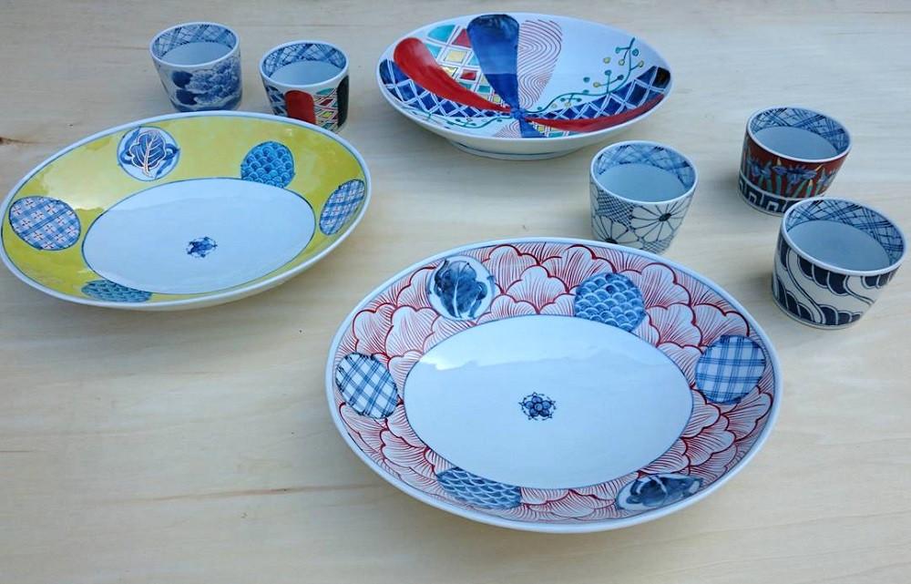 伊万里焼】伊万里鍋島焼そば猪口（絵変わり五柄） 035-H523 - 佐賀県