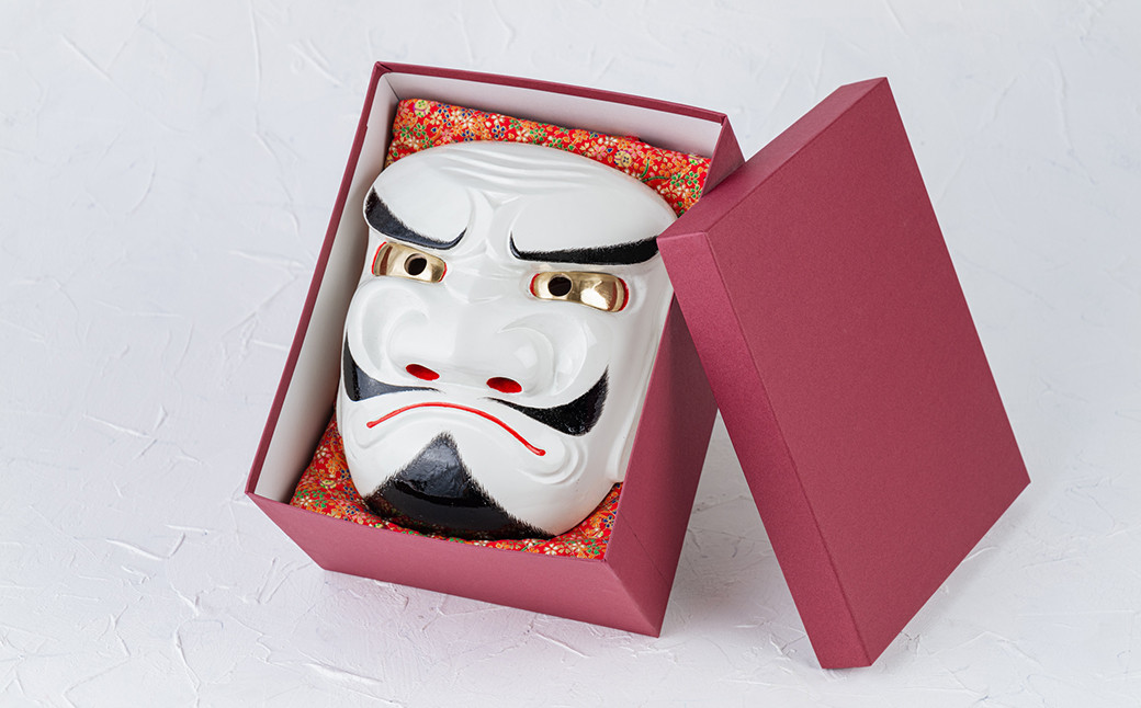 作者 東博美」鬼剣舞［白面］〈ウン〉 - 岩手県西和賀町｜ふるさと