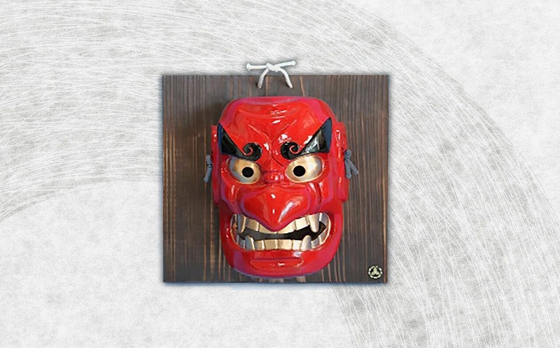 高千穂神楽面（手力雄命・塗り） | 神楽 神楽面 夜神楽 伝統 伝統工芸