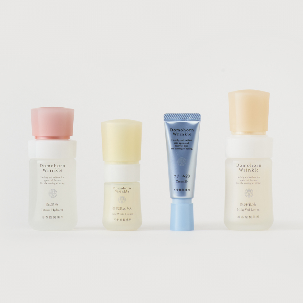 ドモホルンリンクル 基本4点ハーフセット 化粧水 美容液 クリーム 乳液