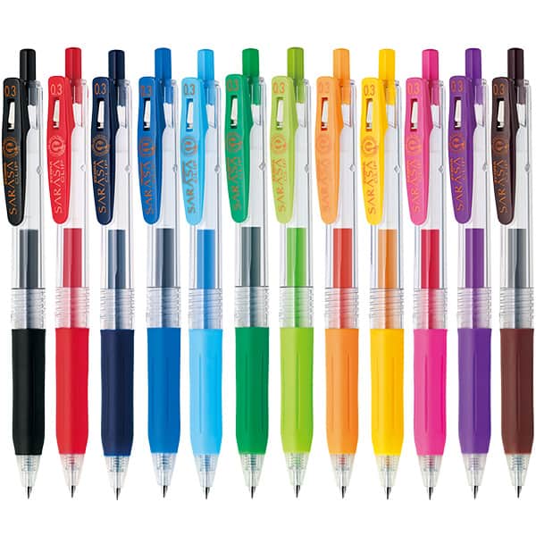 ゼブラ サラサクリップ 水性ボールペン(0.3mm) JJH15 – 記念品工房