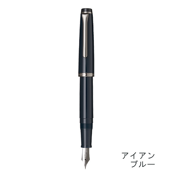 セーラー万年筆 ブルー インク色 ブラック 中細 11-1224-301 セーラー