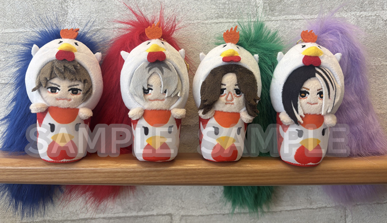 GLAYローソンコラボなりきり！からあげクン ファー付きマスコット(4種