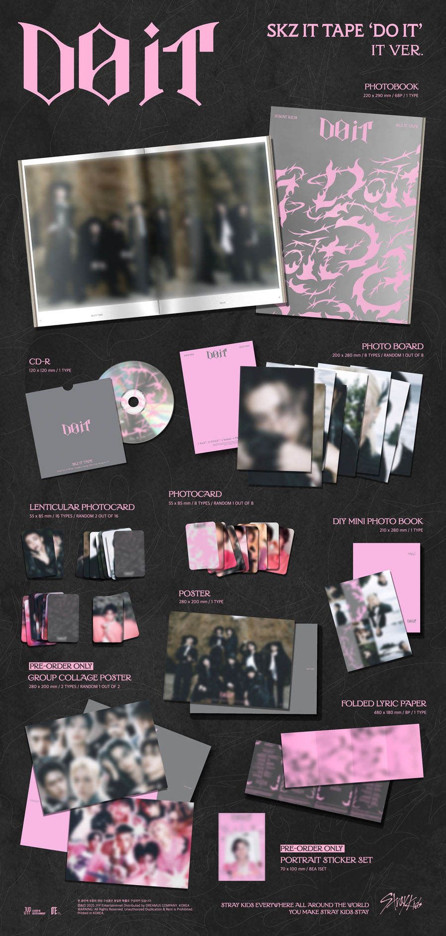 Stray Kids SKZ IT TAPE『DO IT』で2025年11月カムバ！＠Loppi・HMV