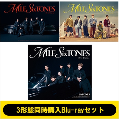 SixTONES アルバムセット 3形態同時購入Blu-rayセット》MILESixTONES