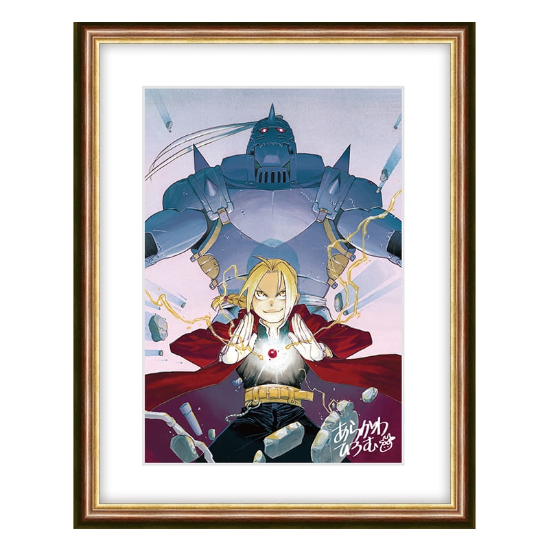 凪 イラスト「始まれば終わる」ジークレー画 絵画 サイン入り 凪