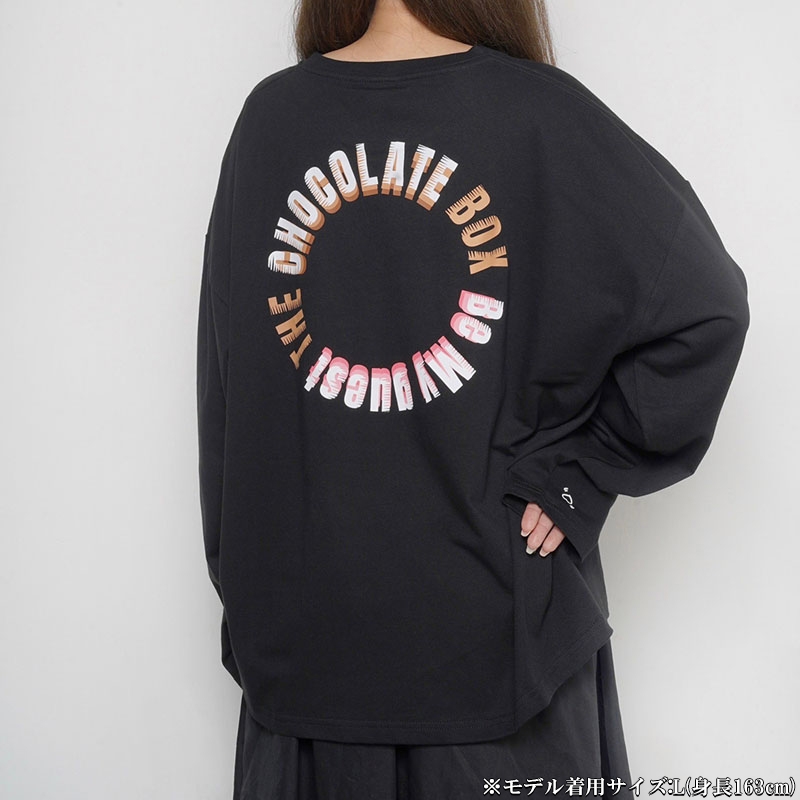 THE CHOCOLATE BOX ロングスリーブTシャツ/BLACK/M : 岩田剛典