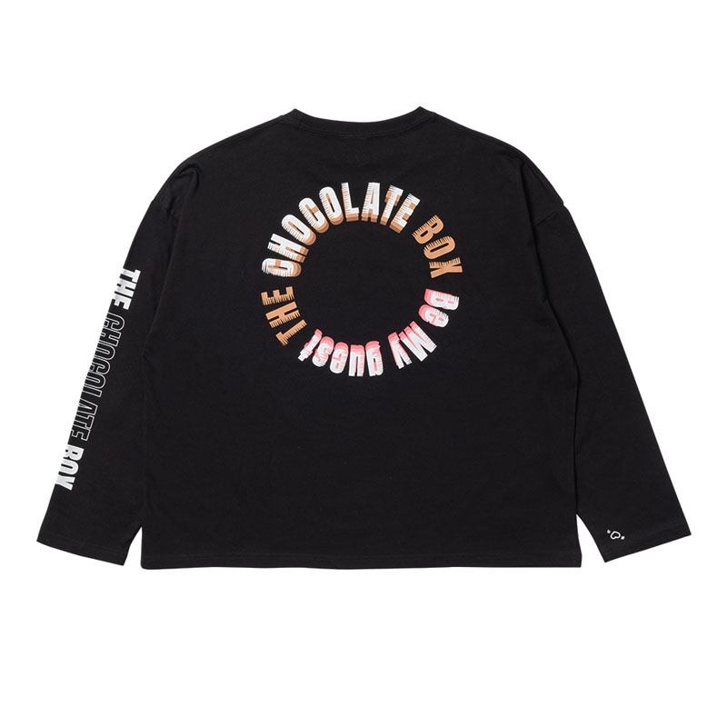 THE CHOCOLATE BOX ロングスリーブTシャツ/BLACK/M : 岩田剛典