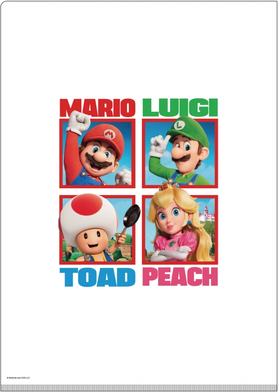 Wポケットクリアファイル / ザ・スーパーマリオブラザーズ・ムービー