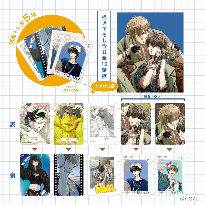 抱かれたい男1位に脅されています。 原画展アクリルプレート①