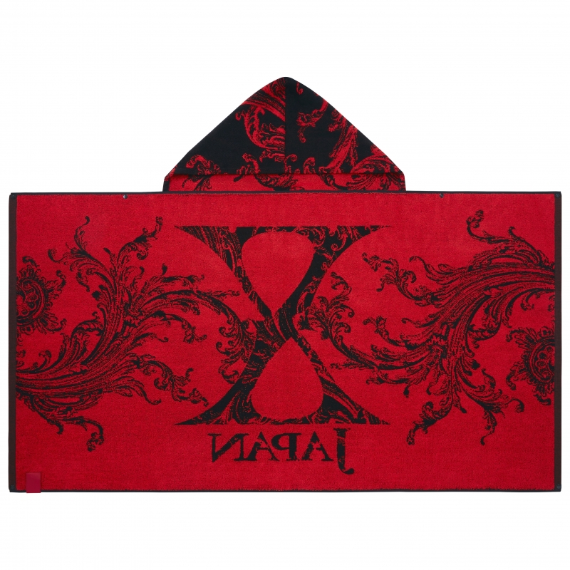 X JAPAN フード付きビッグタオル/ 「X JAPAN WORLD TOUR 2015-2016 IN