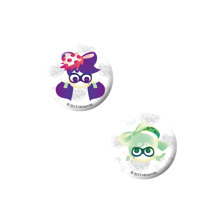 スプラトゥーン 缶バッジセット アニメイト限定特典 シオカラーズ