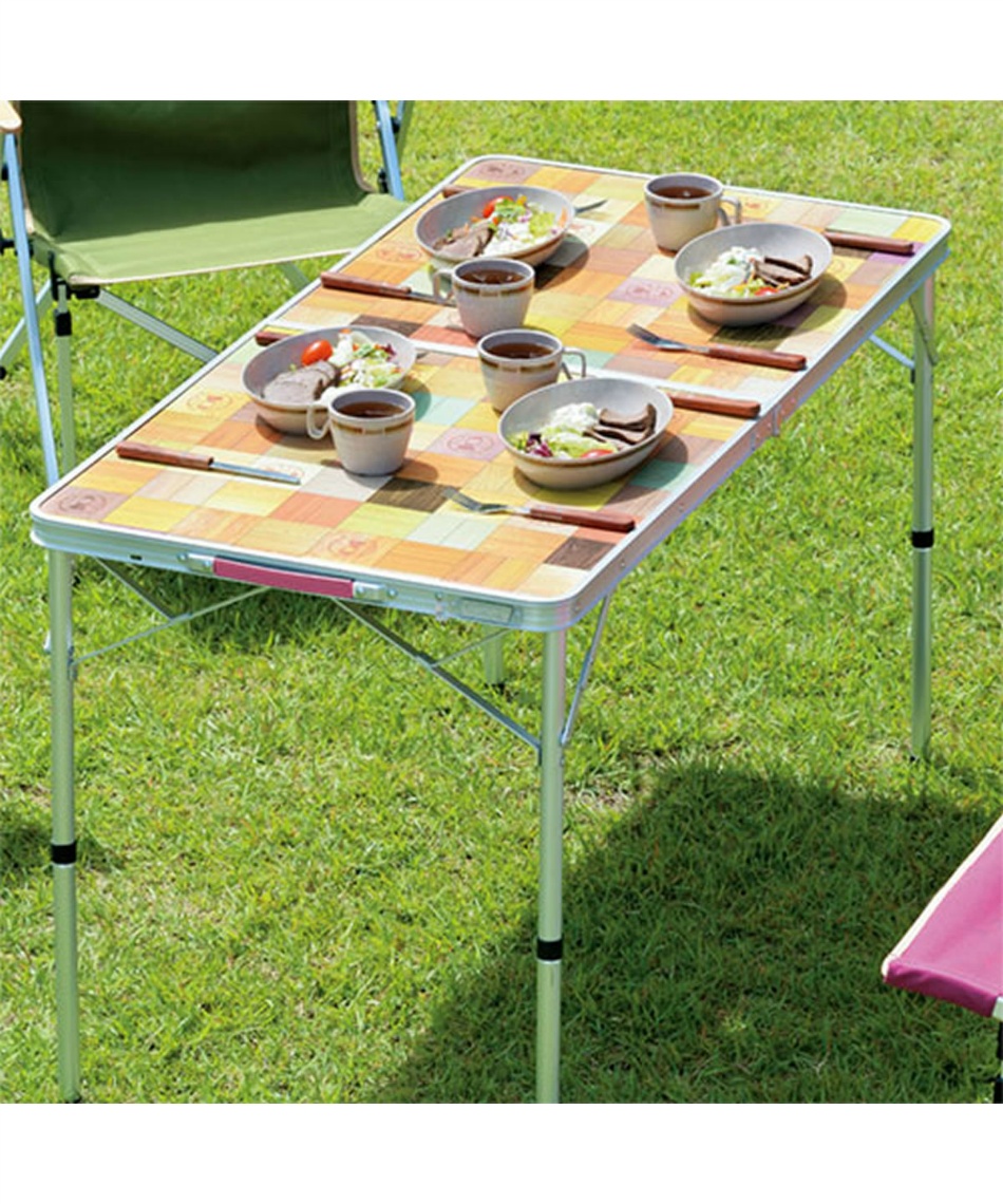 ナチュラルモザイクリビングテーブル 140 プラス コールマン