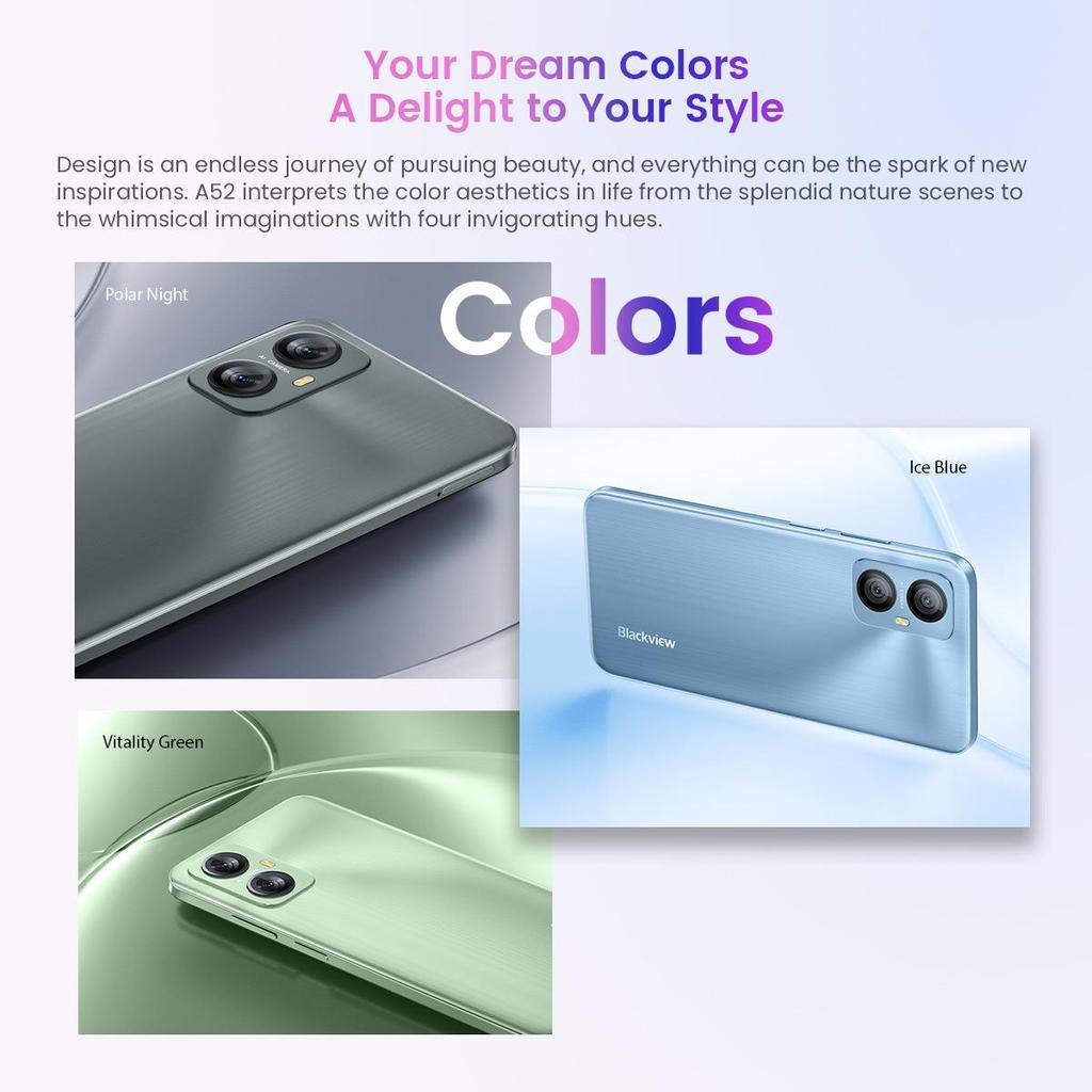 Blackview A52 Polar Night Blackview A52 Pro, 6.52