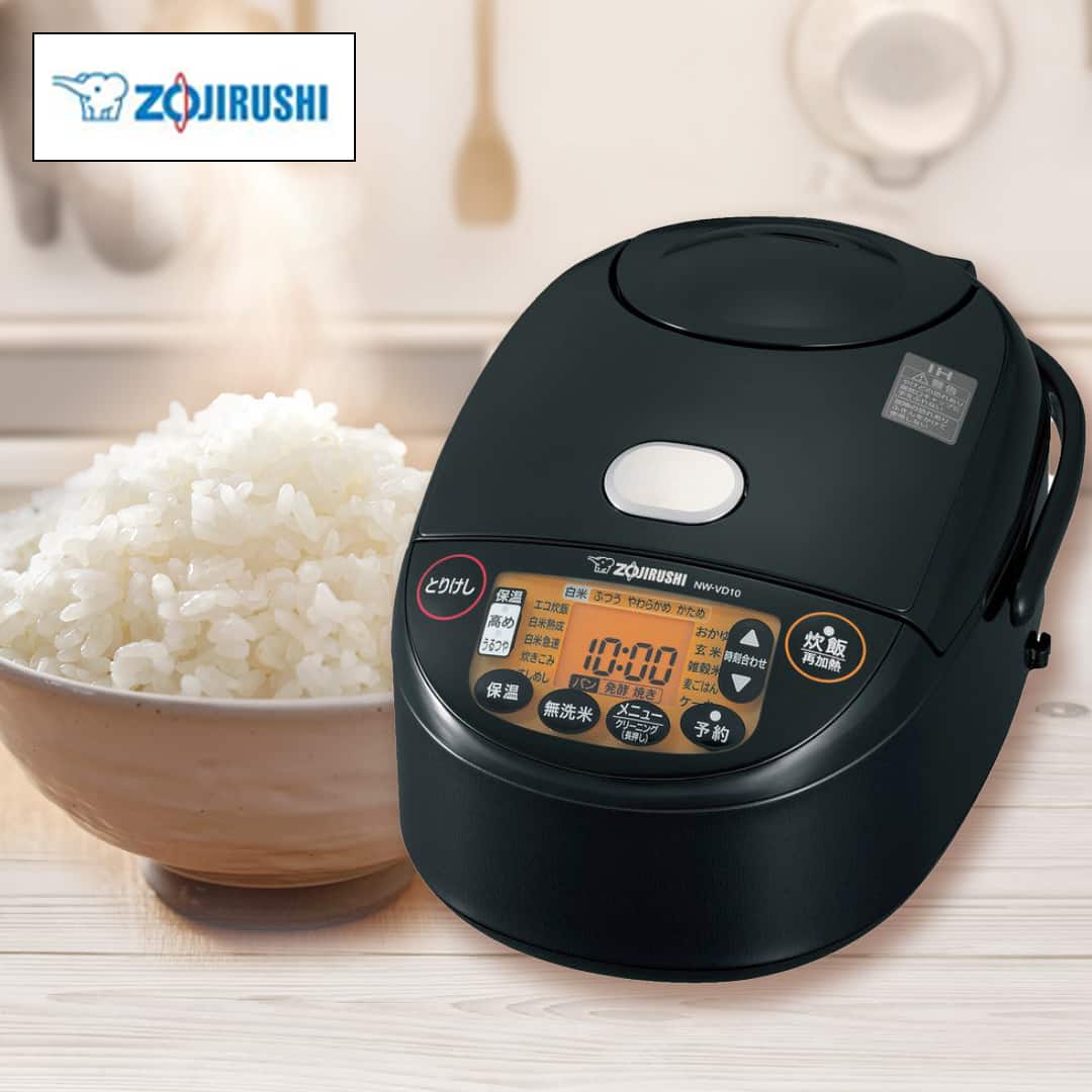 ZOJIRUSHI 炊飯器 1ℓ 5.5合NW-VD10 2024年製 黒 Amazon | ZOJIRUSHI