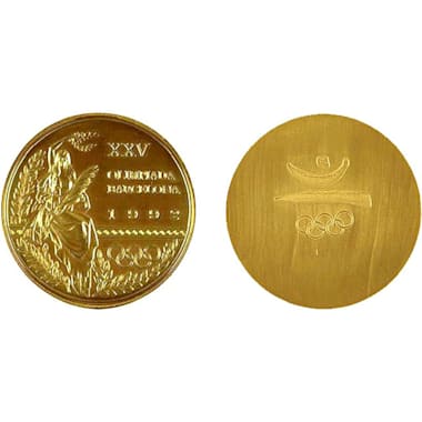 バルセロナ1992オリンピックメダル - デザイン、歴史、写真
