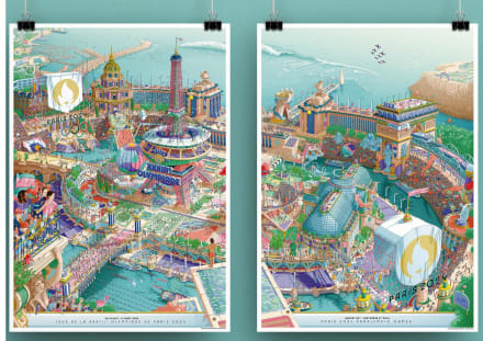 非売品 2024年パリオリンピック クジラ ピンバッジ 非売品 2024年パリ